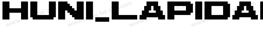 Huni_Lapidary 721 B字体转换